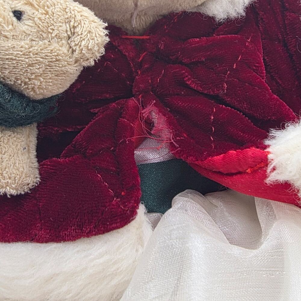 Starbucks Bearista Bear 2005 43rd Edition Christmas Plush Santa Dress Toy - Picture 2 of 9